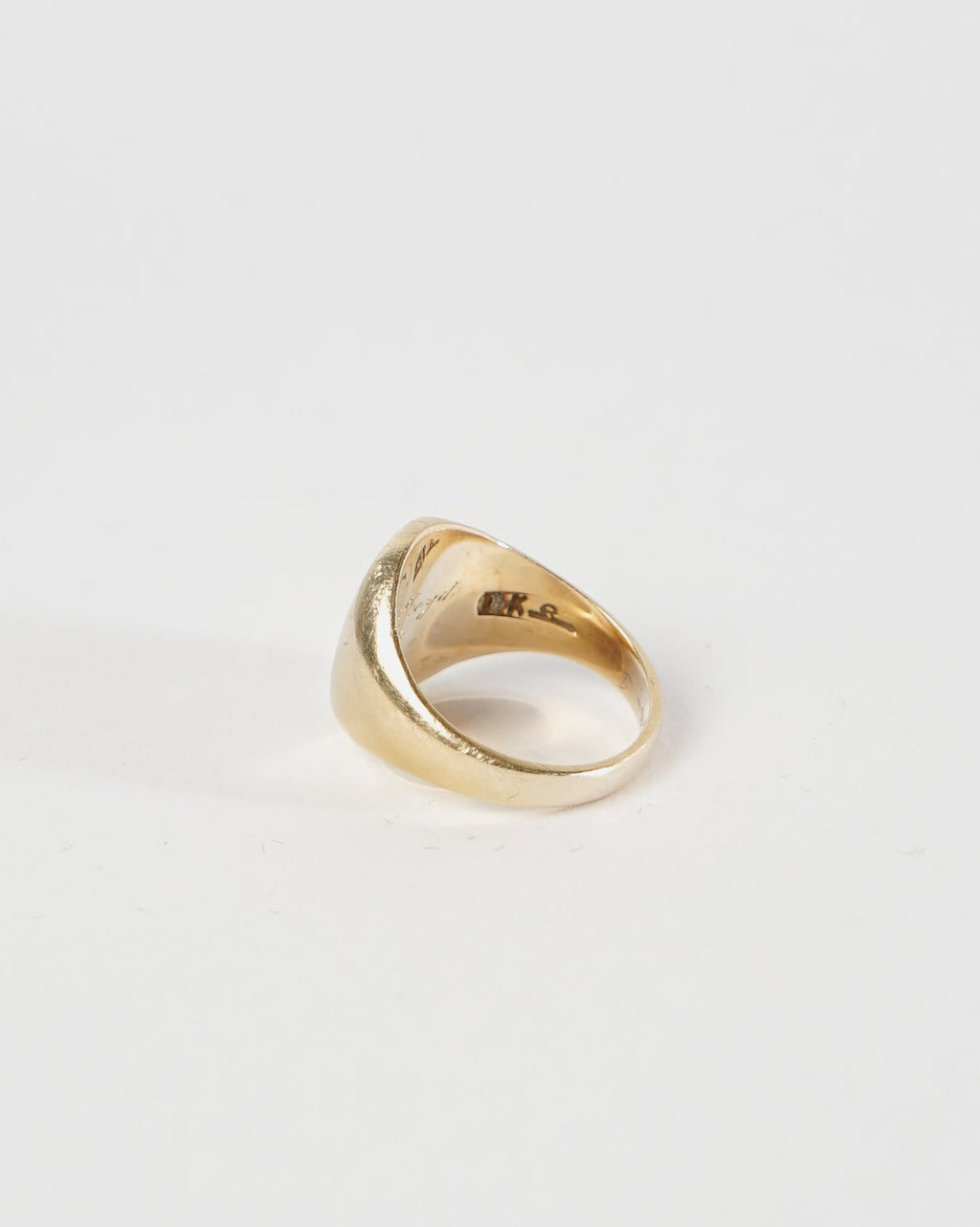 14k Gold Seal Ring / size: 9.5