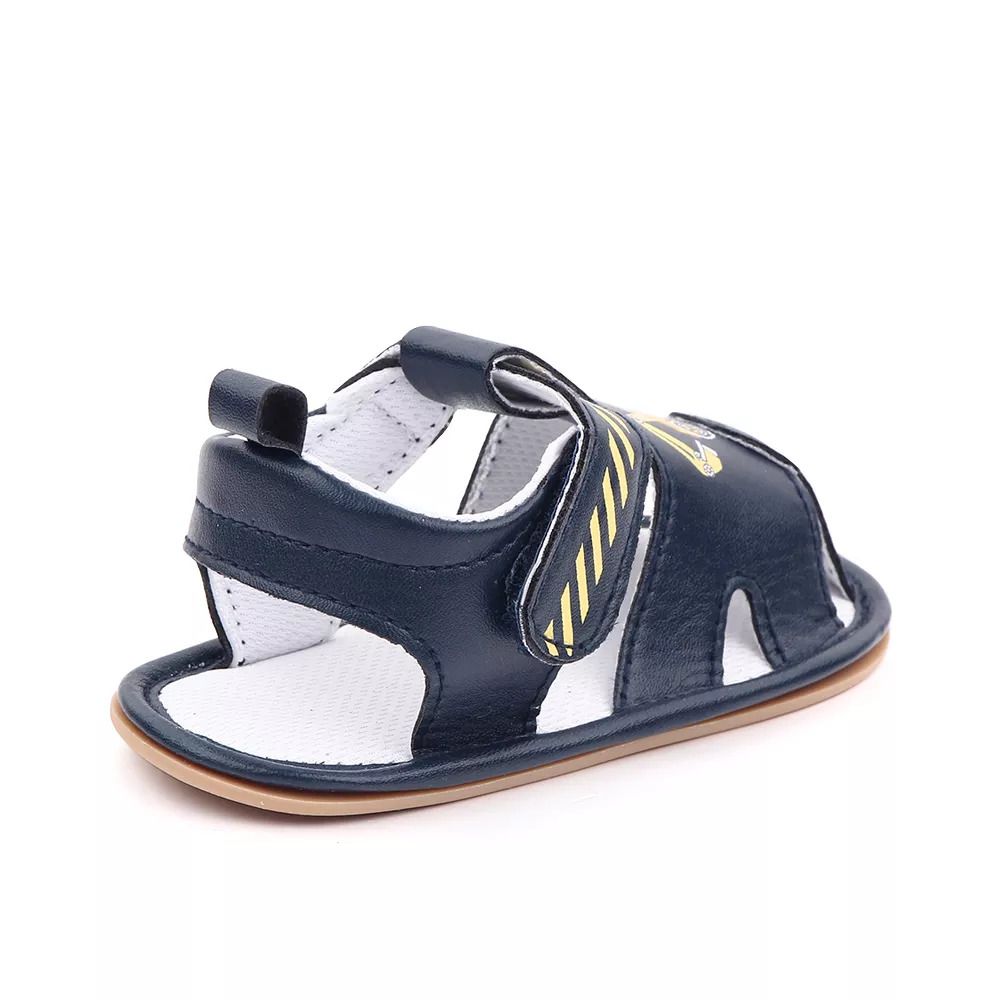 Blue Digger Cartoon Baby Shoes