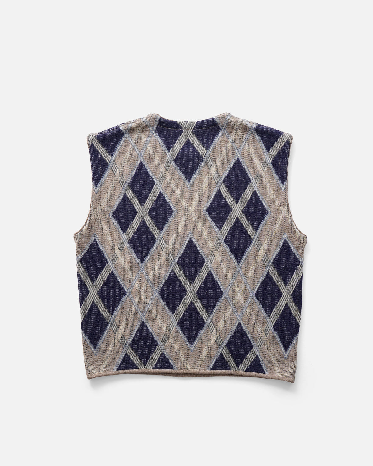 Argyle Check Vest