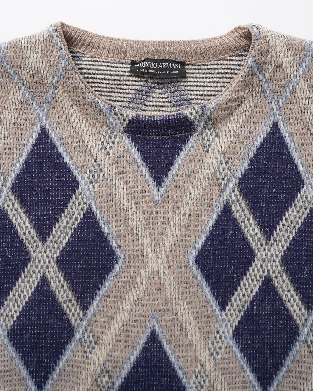 Argyle Check Vest