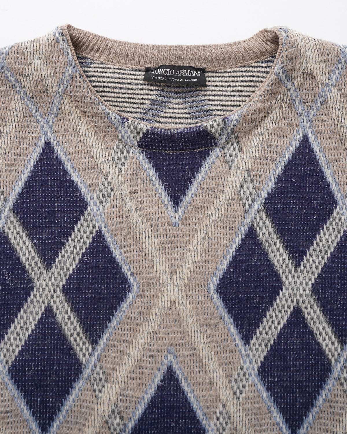 Argyle Check Vest