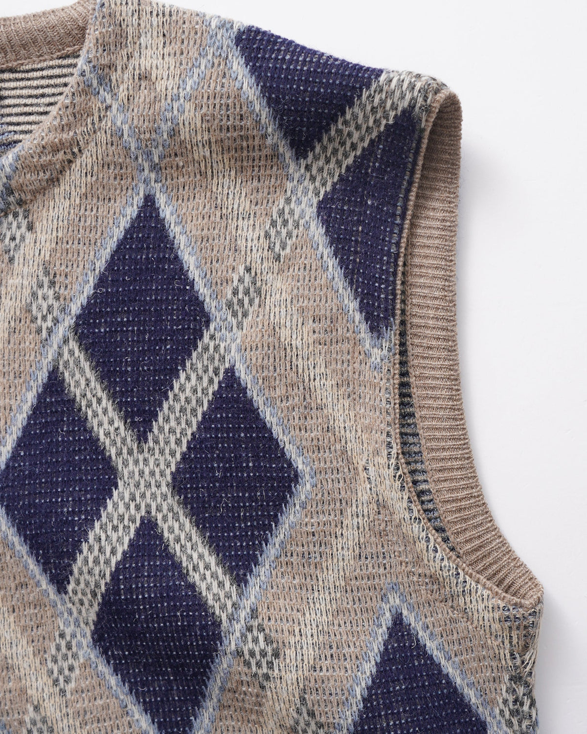 Argyle Check Vest