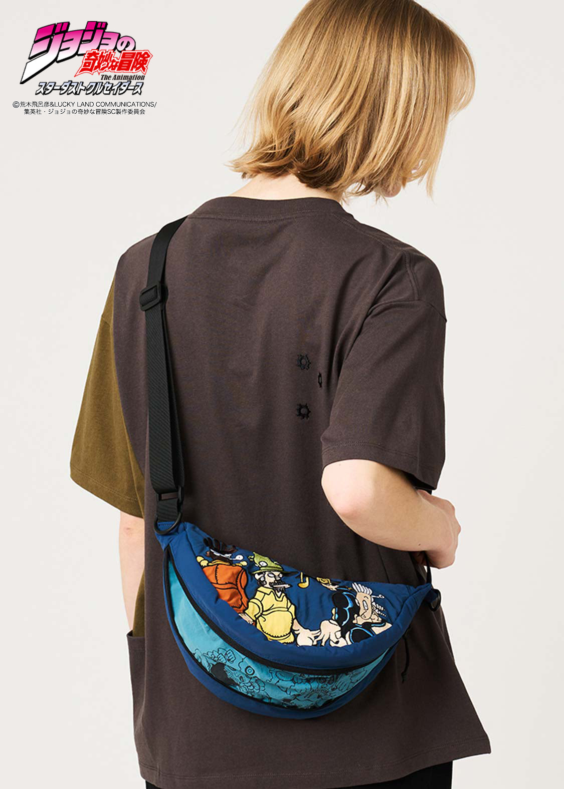 JoJo's Bizarre Adventure x Graniph Fashion Collection - Zenyatta Mondatta Brothers Mini Shoulder Bag