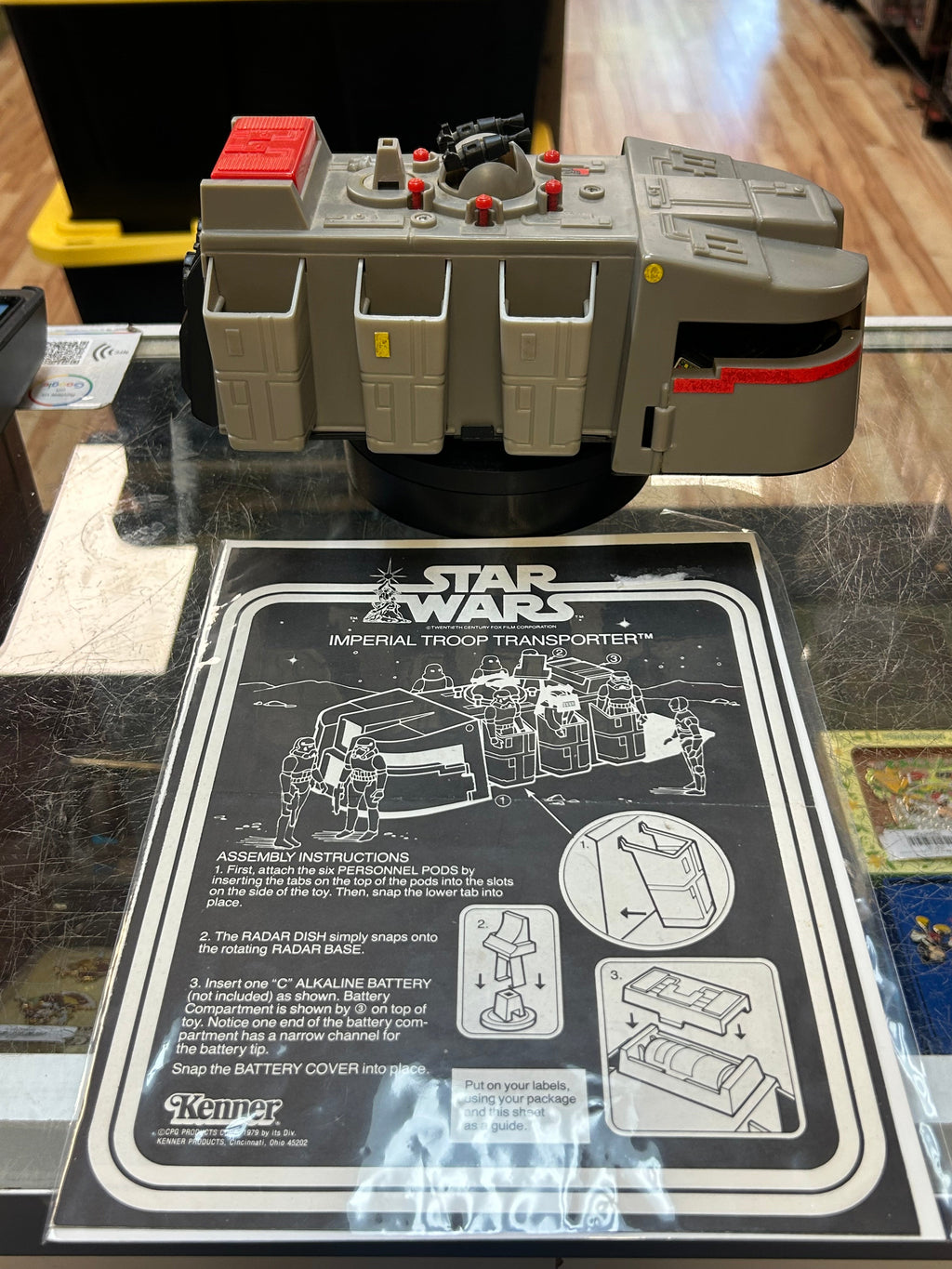 Imperial Troop Transport with Instructions (Vintage Star Wars, Kenner) COMPLETE