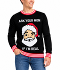 Men's Ask Your Mom Ugly Christmas Sweater