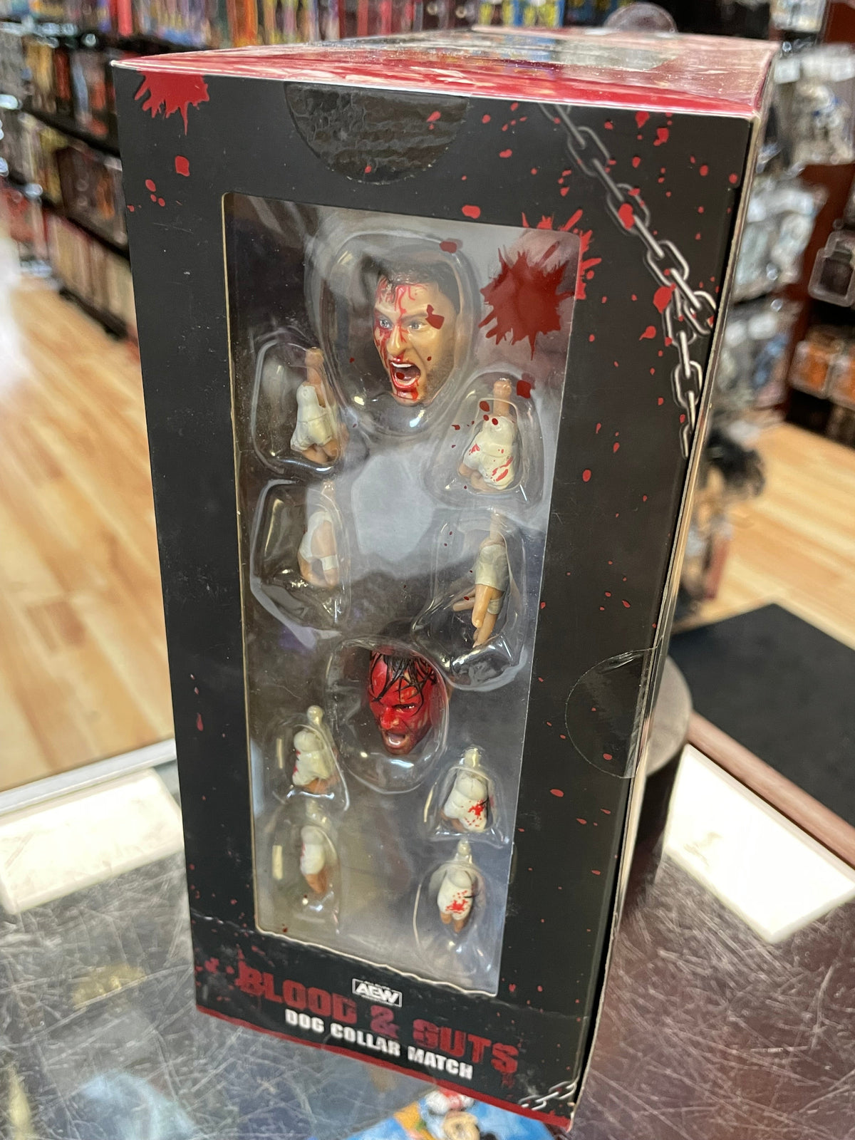 Blood & Guts: CM Punk & MJF  (AEW Unmatched Collection, Jazwares) **SEALED**