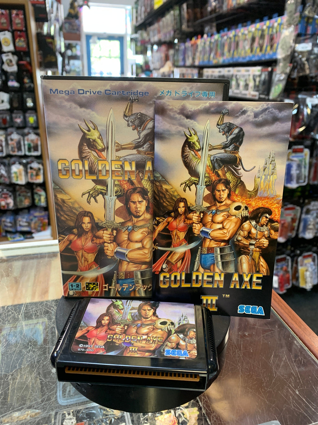 Golden Axe III Japanese (Sega Genesis Mega Drive, Vintage Video Games) COMPLETE