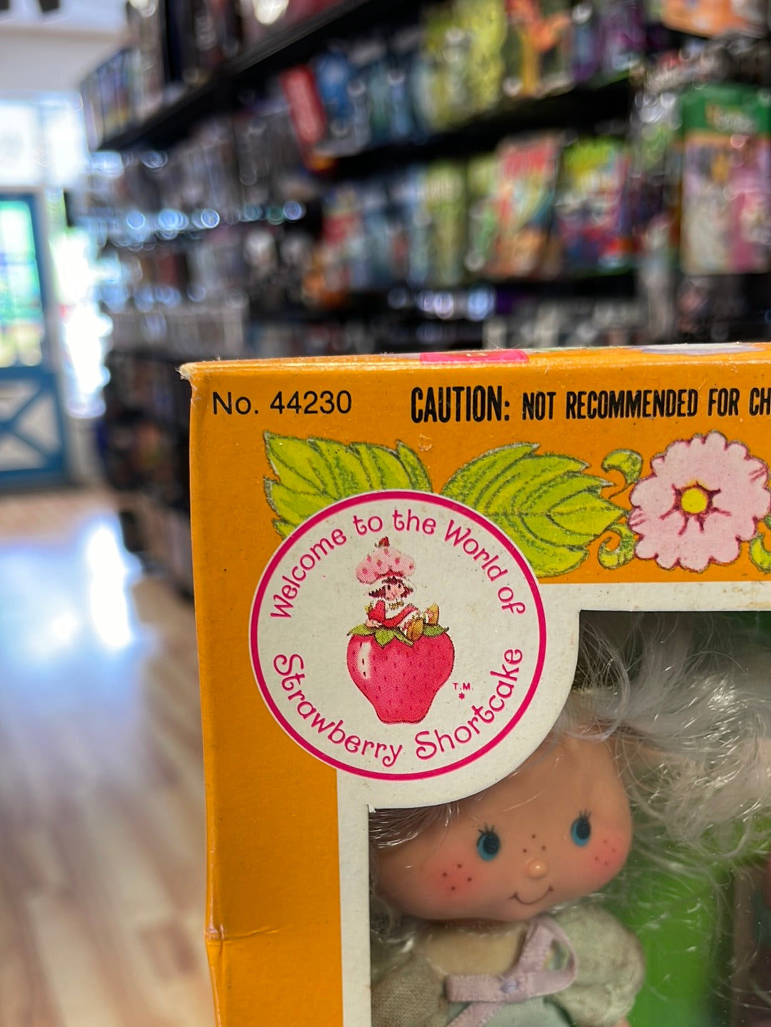 Angel Cake with Souffle (Vintage Strawberry Shortcake, Kenner) Open Box