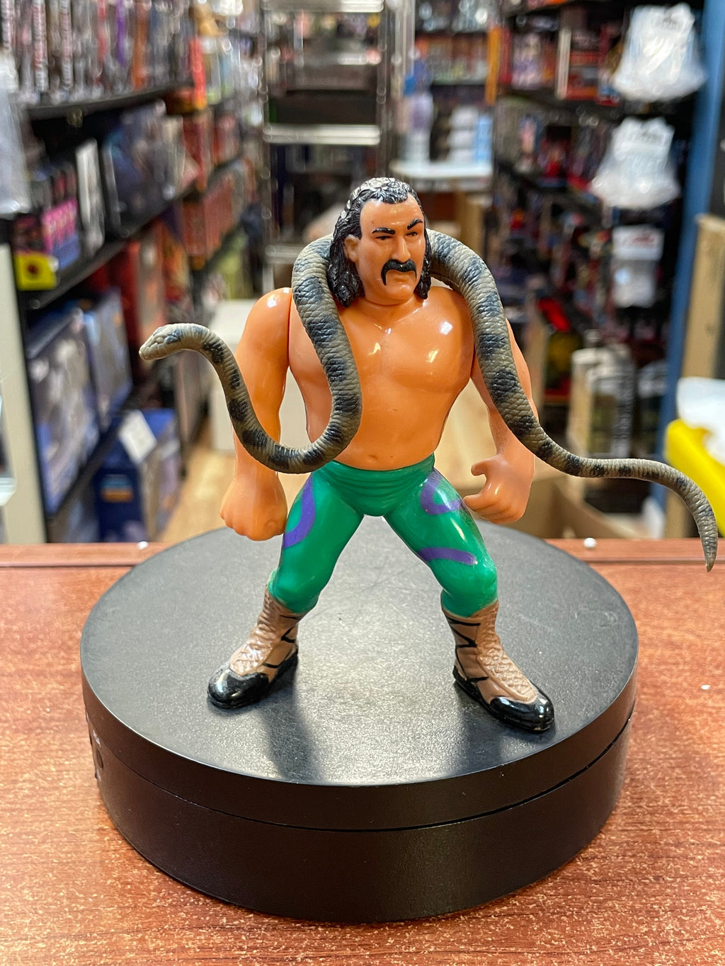 Jake the Snake Roberts (Vintage WWF WWE, Hasbro) COMPLETE