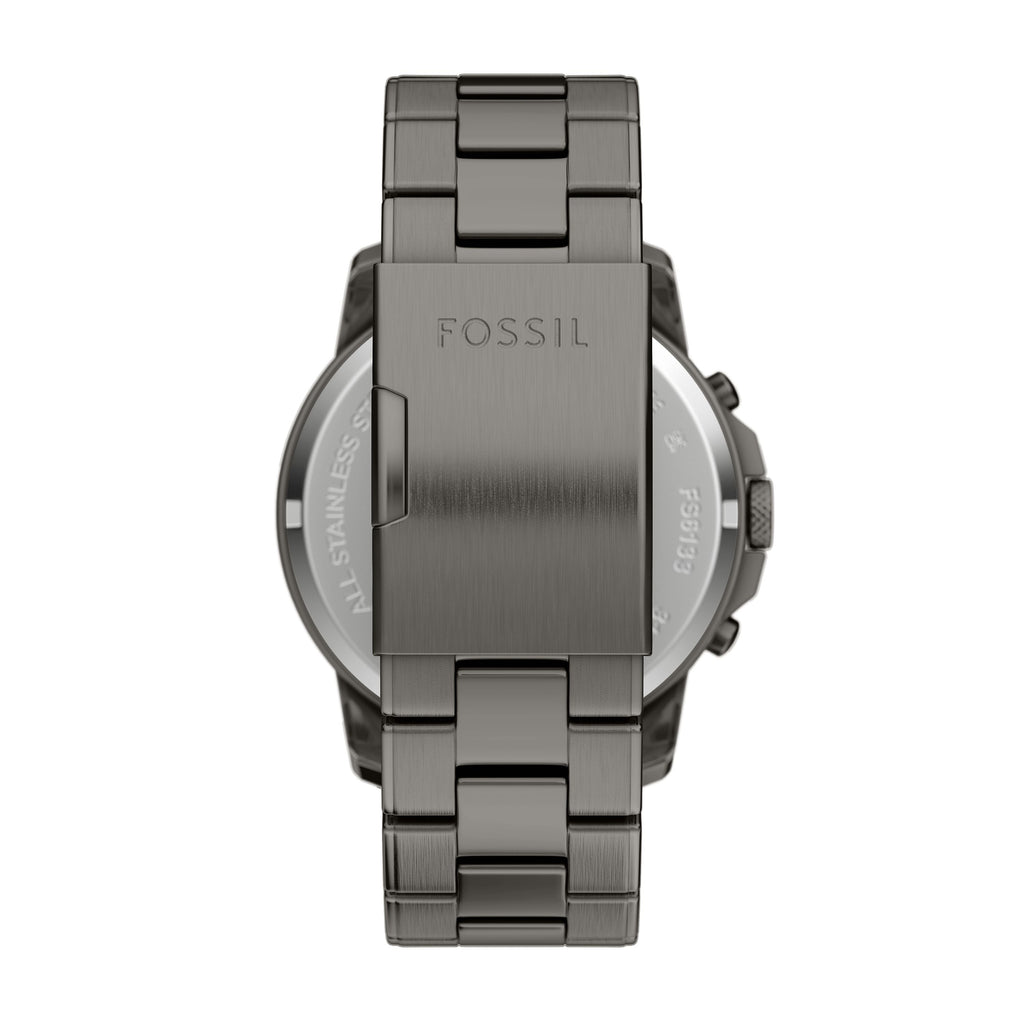 Fossil Men's Grant 44mm Chronograph Gunmetal Stainless Steel Watch