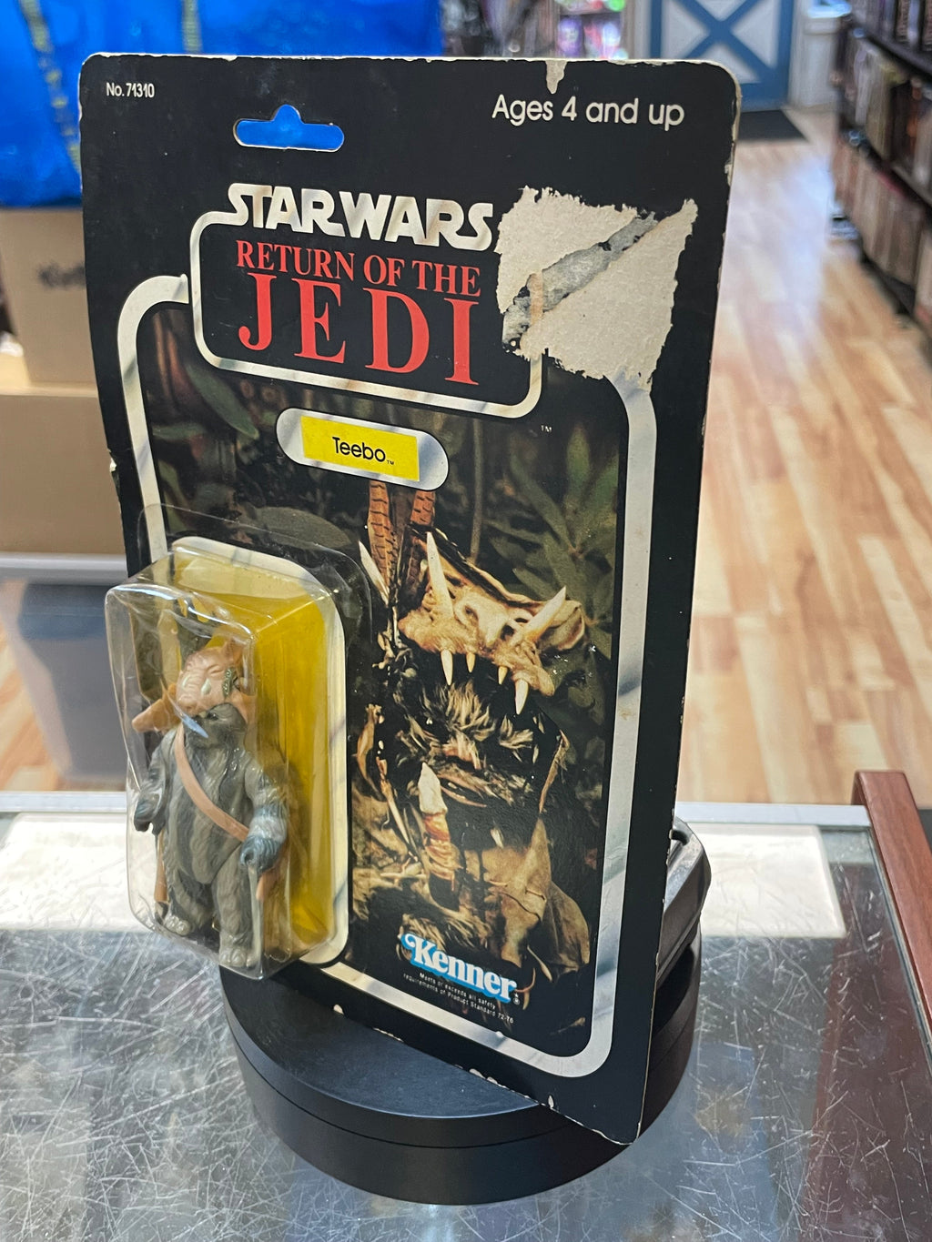 Teebo ROTJ 77 Back 0473 (Vintage Star Wars, Kenner) **SEALED**