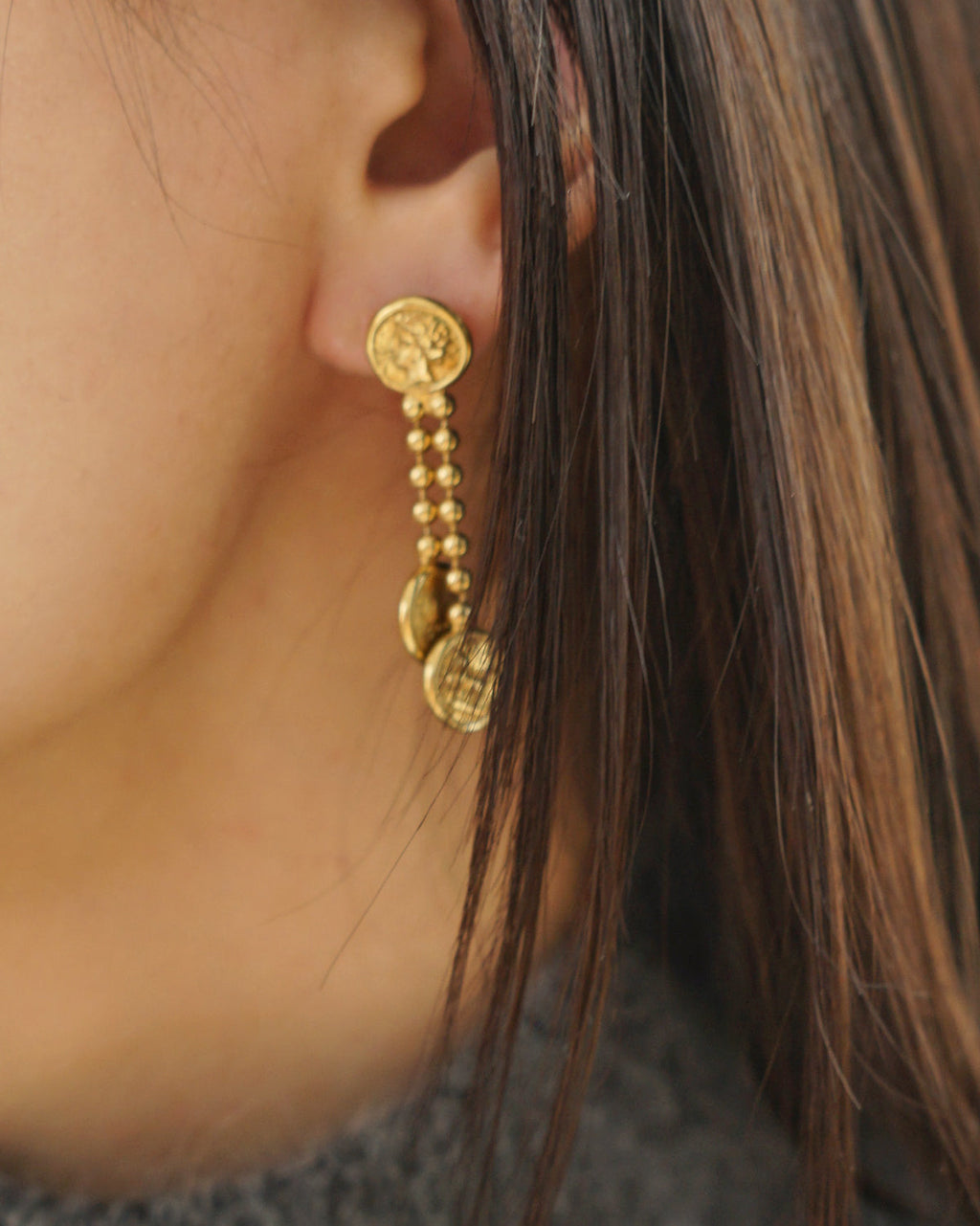 18k Gold Earrings