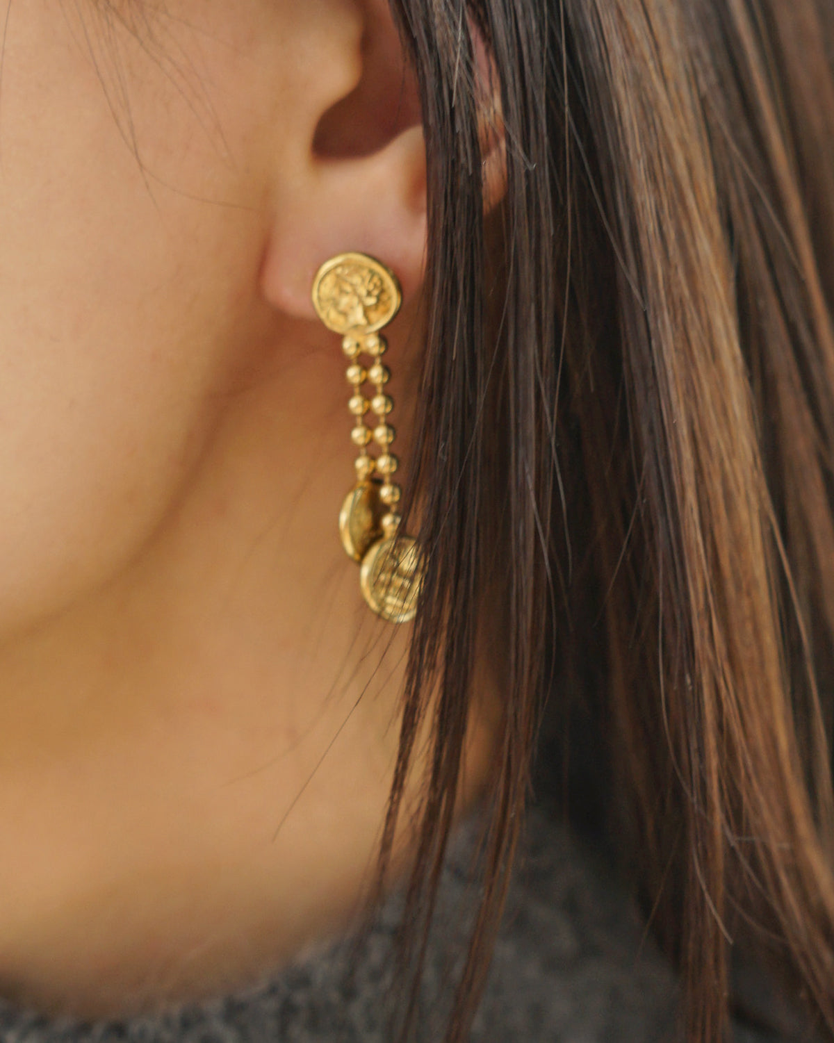 18k Gold Earrings