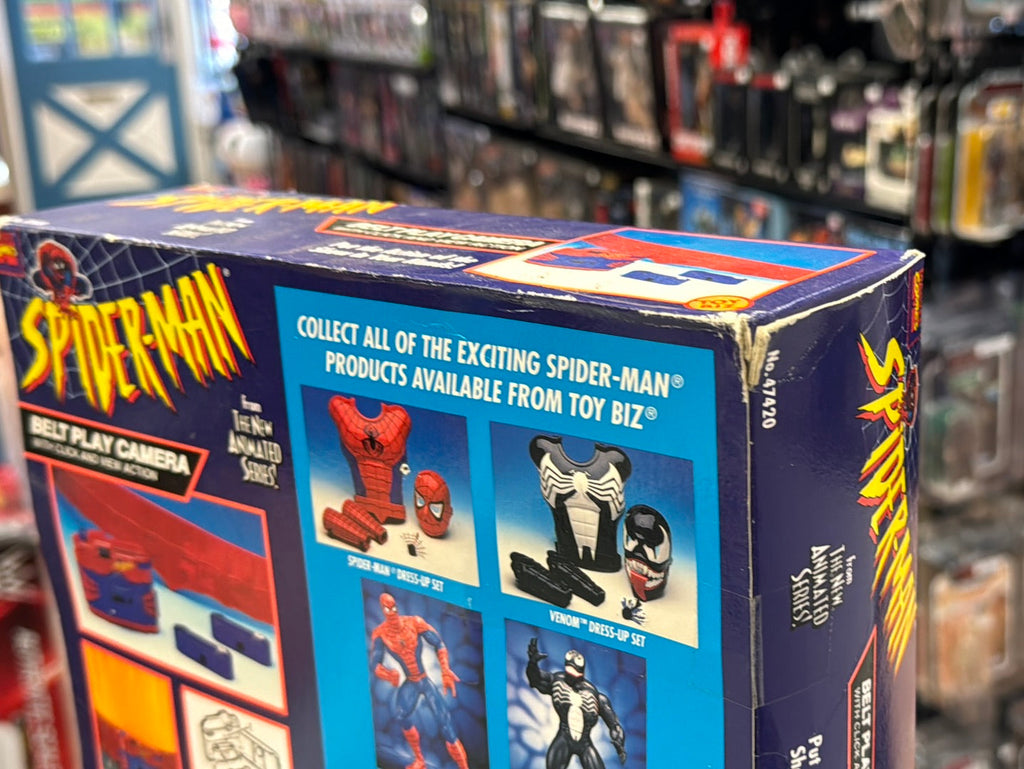 Belt Play Camera with Click & View (Vintage Marvel Animated Spider-Man, Toybiz) SEALED