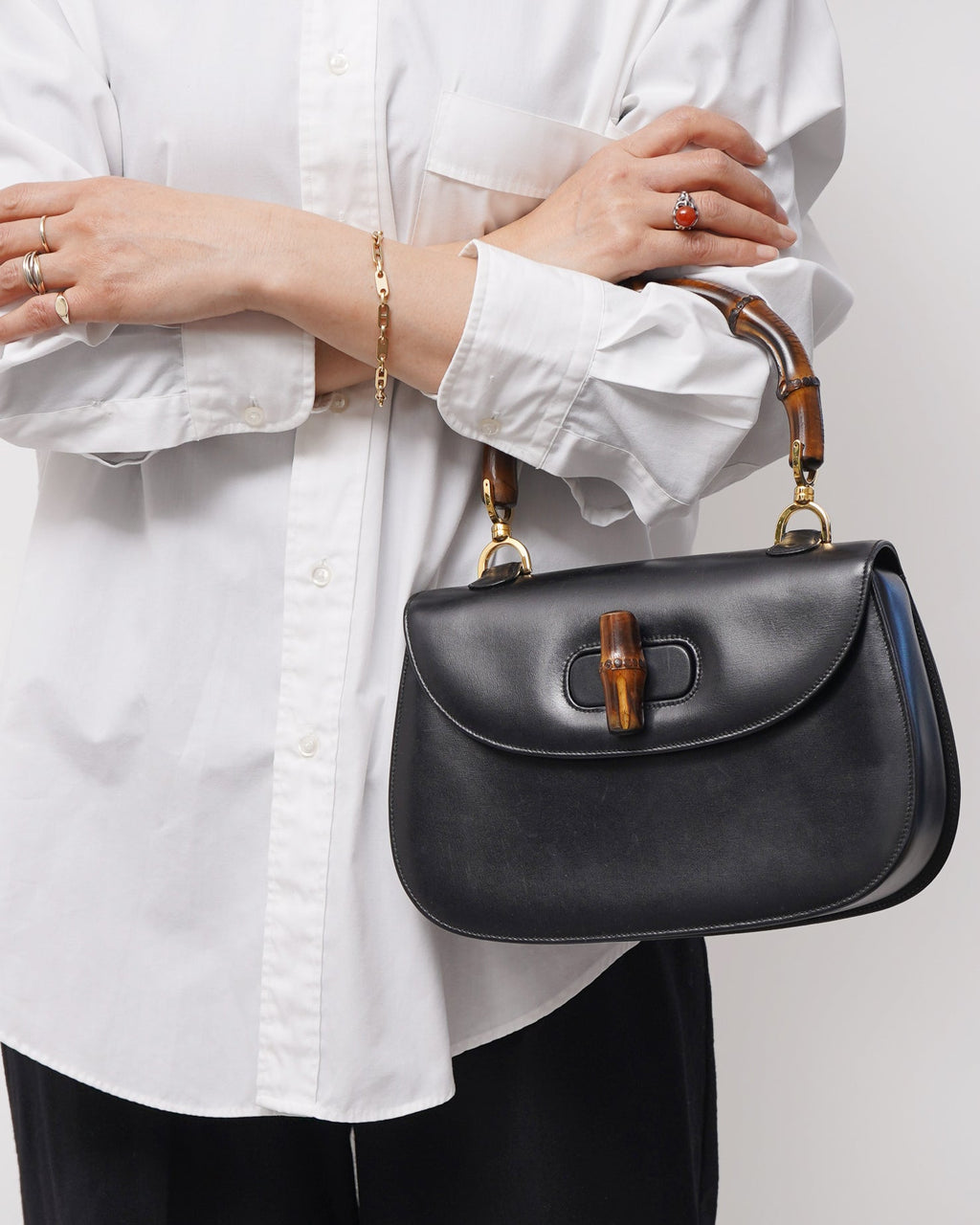 Bamboo Handle Bag