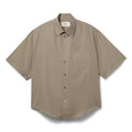 AMI Paris Short Sleeve Boxy Shirt (Ash)