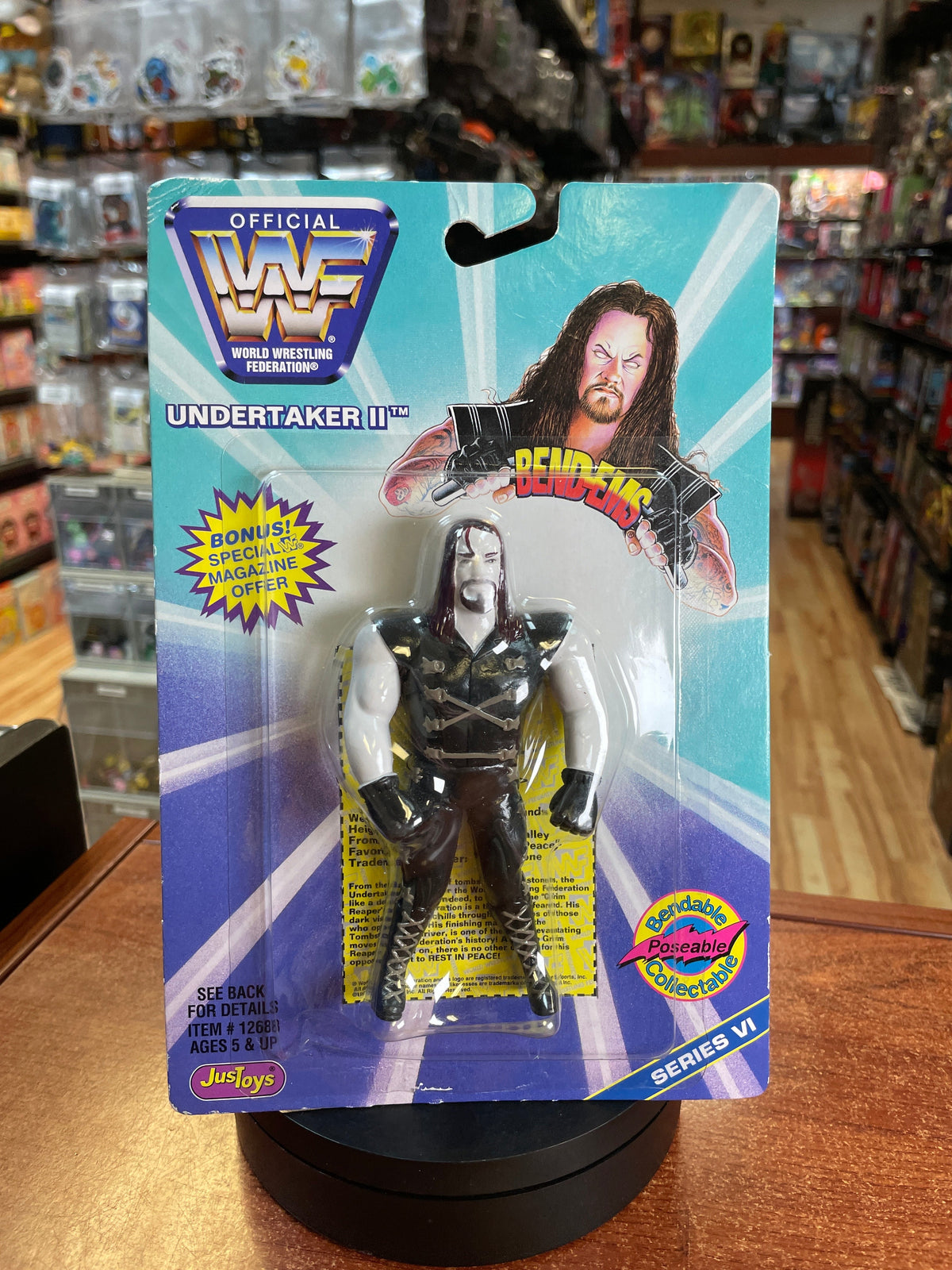 UnderTaker II (Vintage WWF, JusToys) **SEALED**