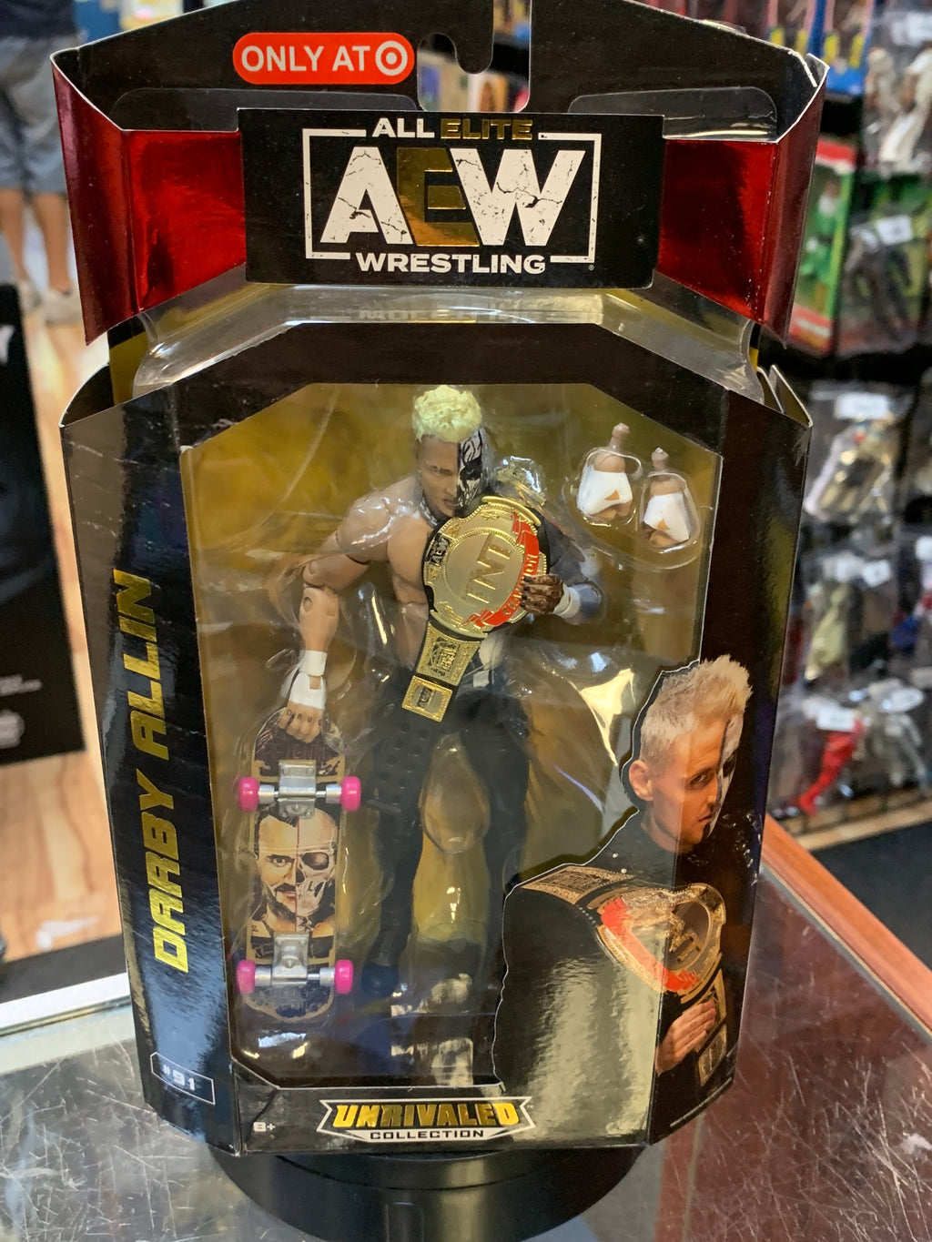 Darby Allin #91 (AEW Unrivaled Collection, Jazwares) **SEALED**