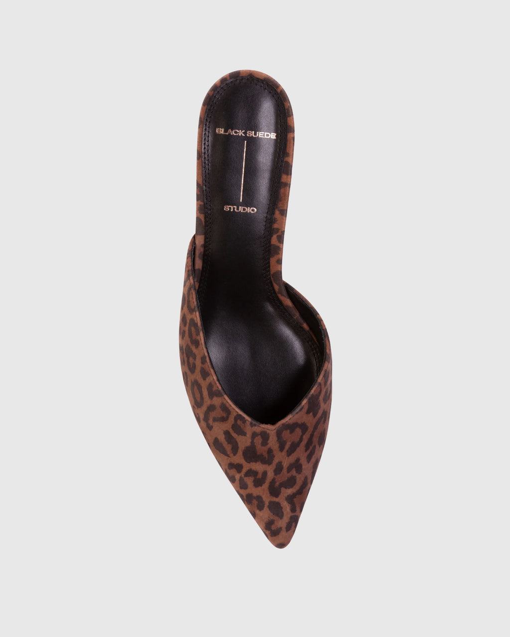 Black Suede Studio Sofia Mule