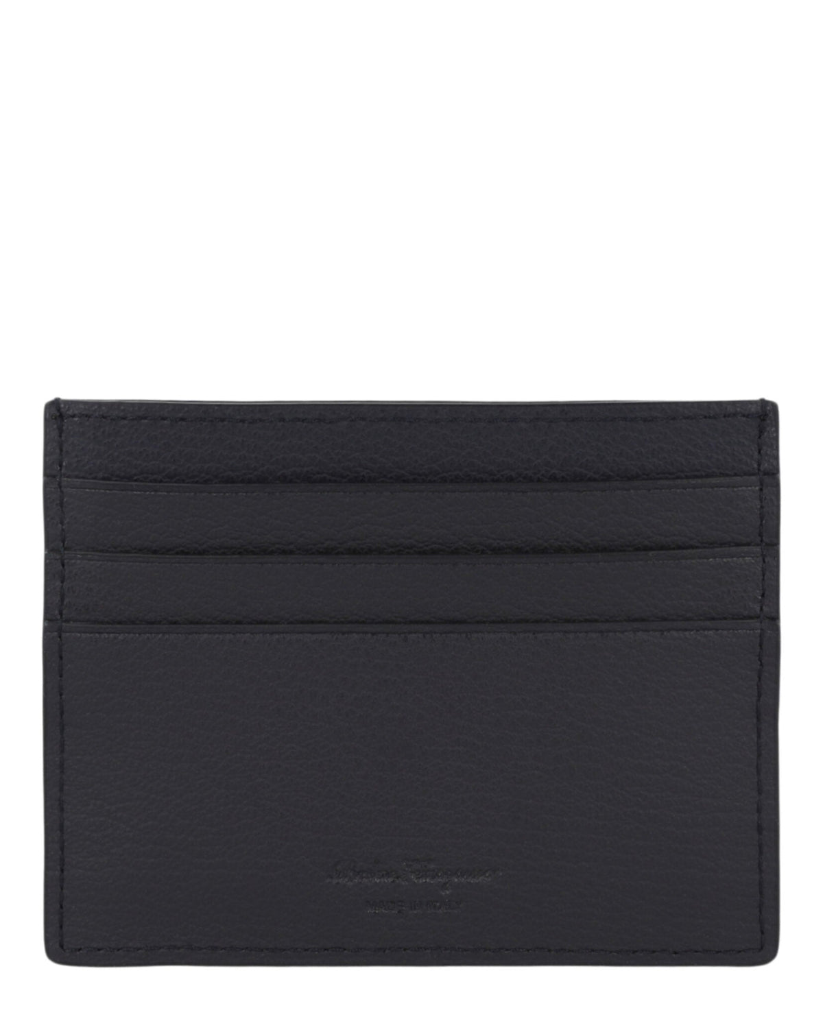 Gancini Leather Card Holder