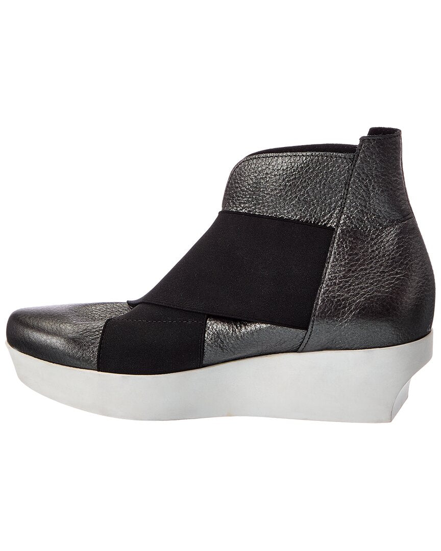 Arche Fujtik Leather Wedge Bootie