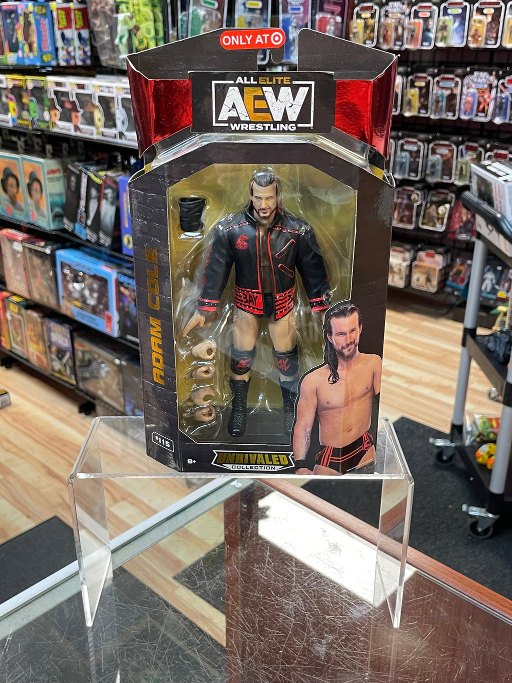 Adam Cole Unrivaled (AEW Wrestling, Jazwares) **SEALED**