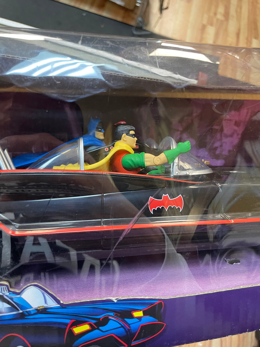 Batmobile with Batman & Robin  (Mattel, Batman Classic) **SEALED**