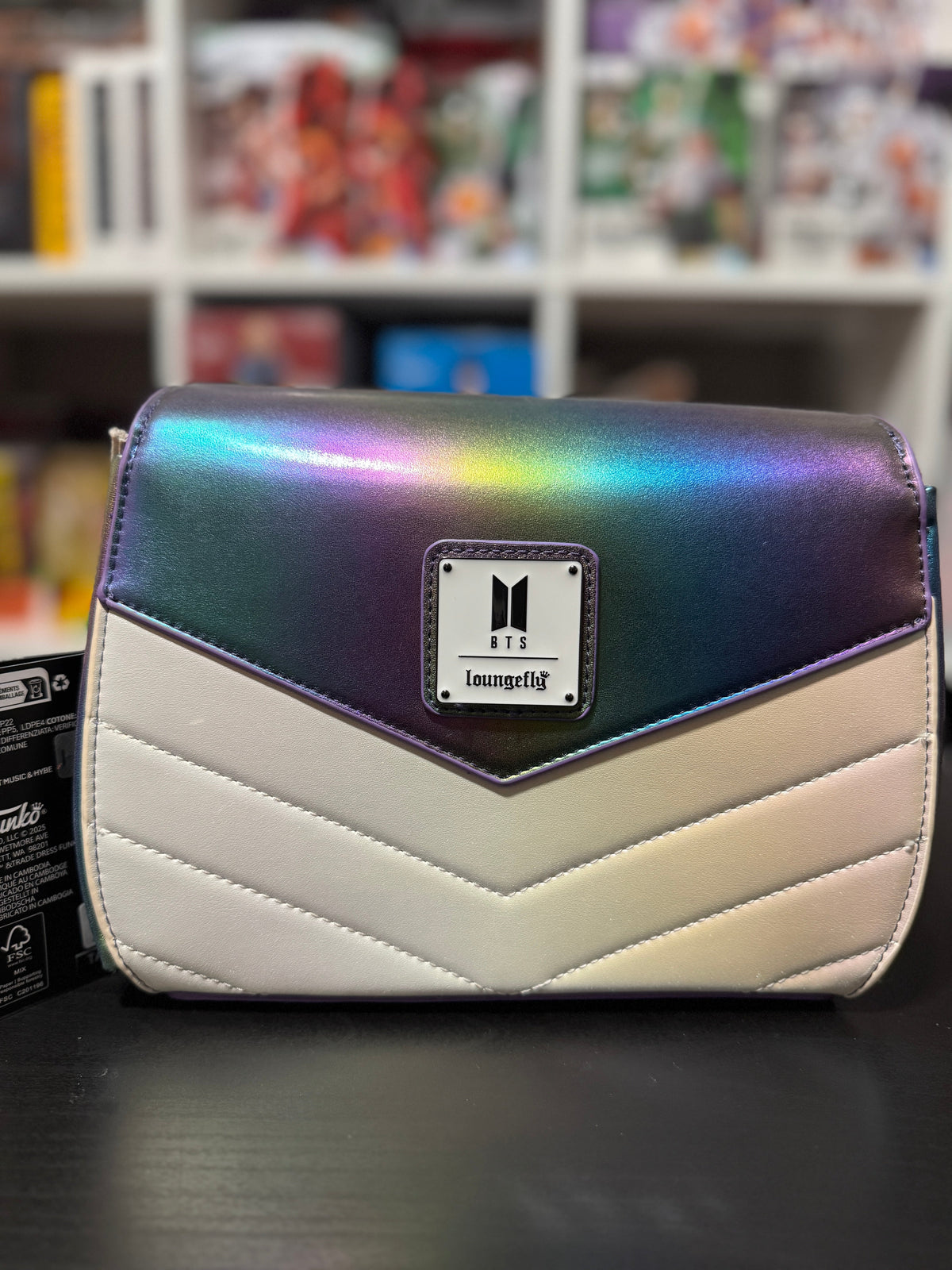 BTS Iridescent Crossbody Purse by Loungefly