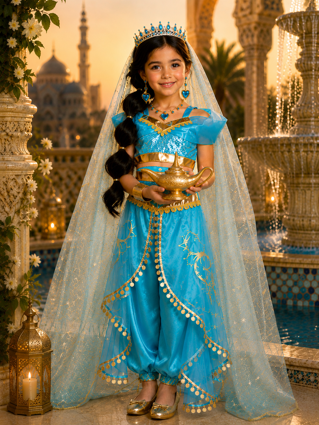 Arabian Nights Princess 2-Piece Costume Set