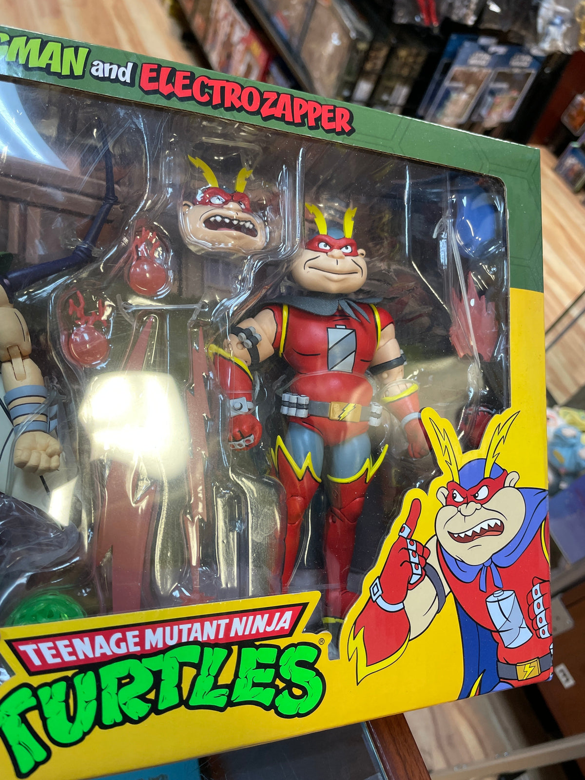Bugman & Electrozapper (NECA, TMNT Ninja Turtles) *SEALED*