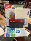 Spider-Man with Pack Sticker (SEGA Master System SMS, Video Games) **COMPLETE**