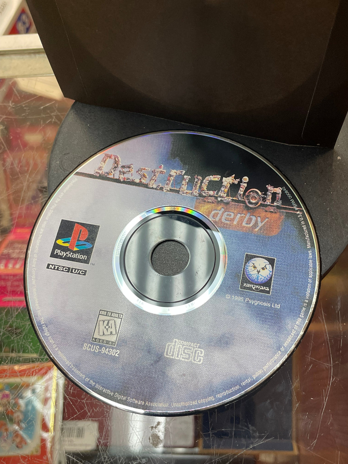 Destruction Derby (Sony Playstation PS1, Video Games) **TESTED**