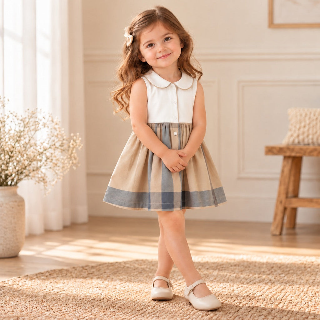 Adele Vintage Style Girls' Dress