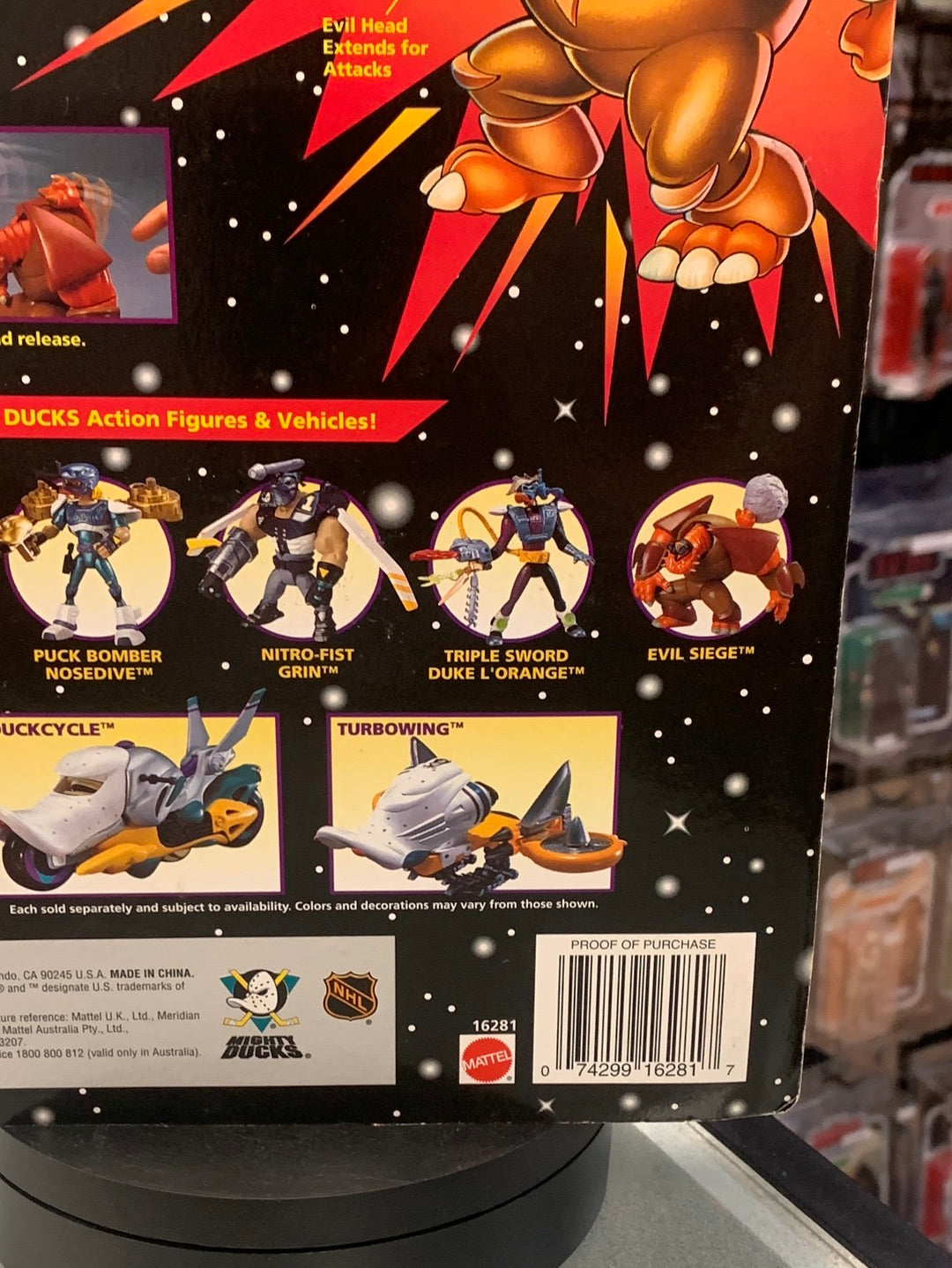 Evil Siege 0516 (Vintage Mighty Ducks, Mattel)