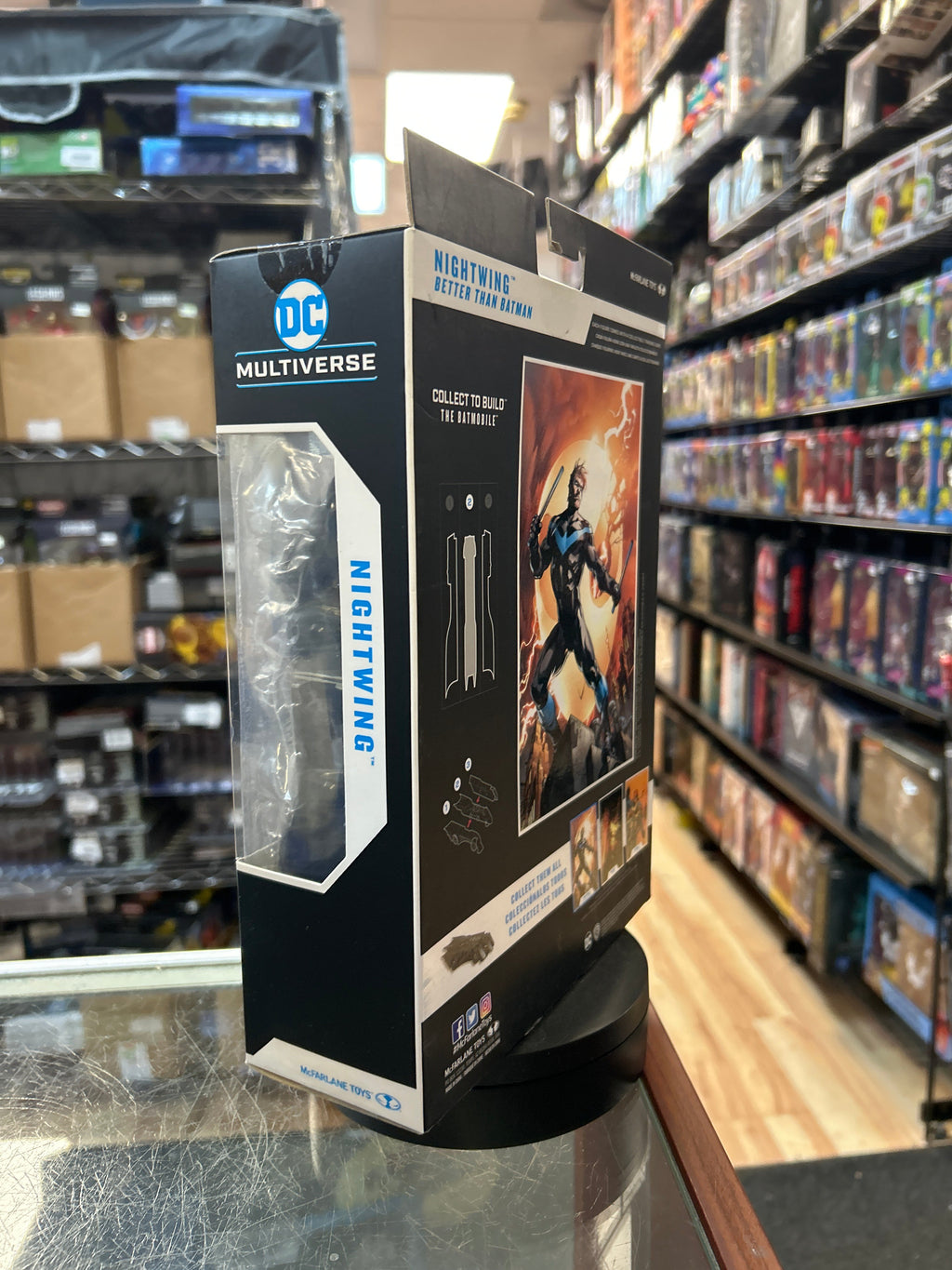 Nightwing -BAF Batmobile- (DC Multiverse, McFarlane) **SEALED**