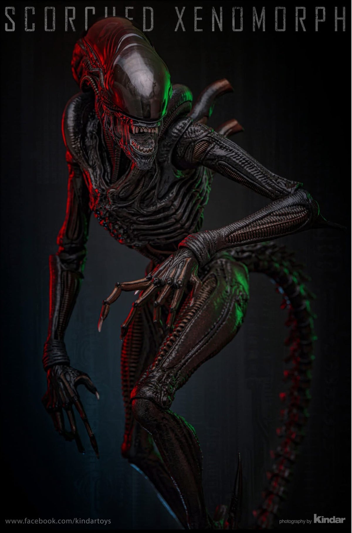 READY🔥Hot Toys MMS784 Alien: Romulus 1/6th scale Scorched Xenomorph Collectible Figure
