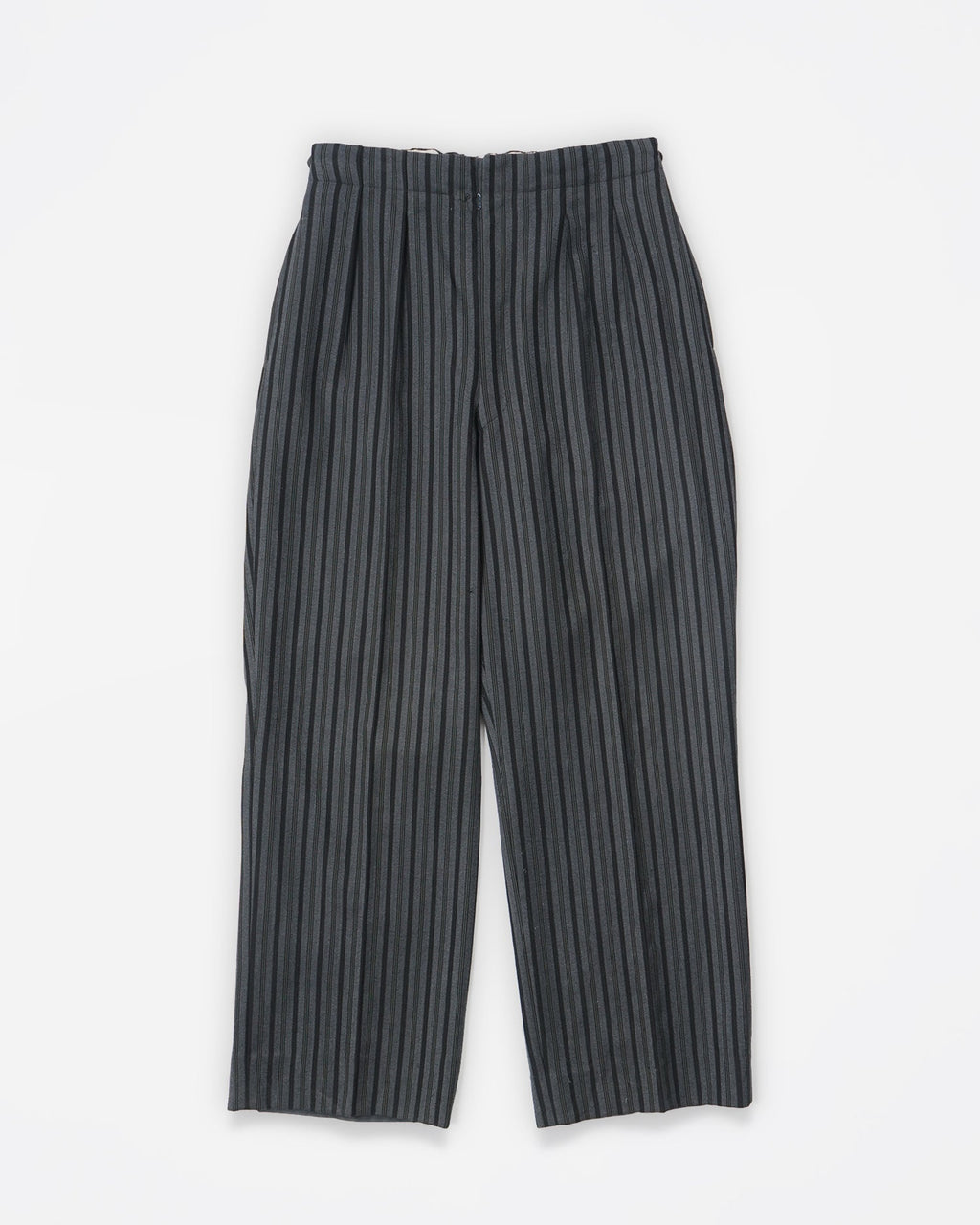 1960’s Stripe Wool Trousers / Size: 30
