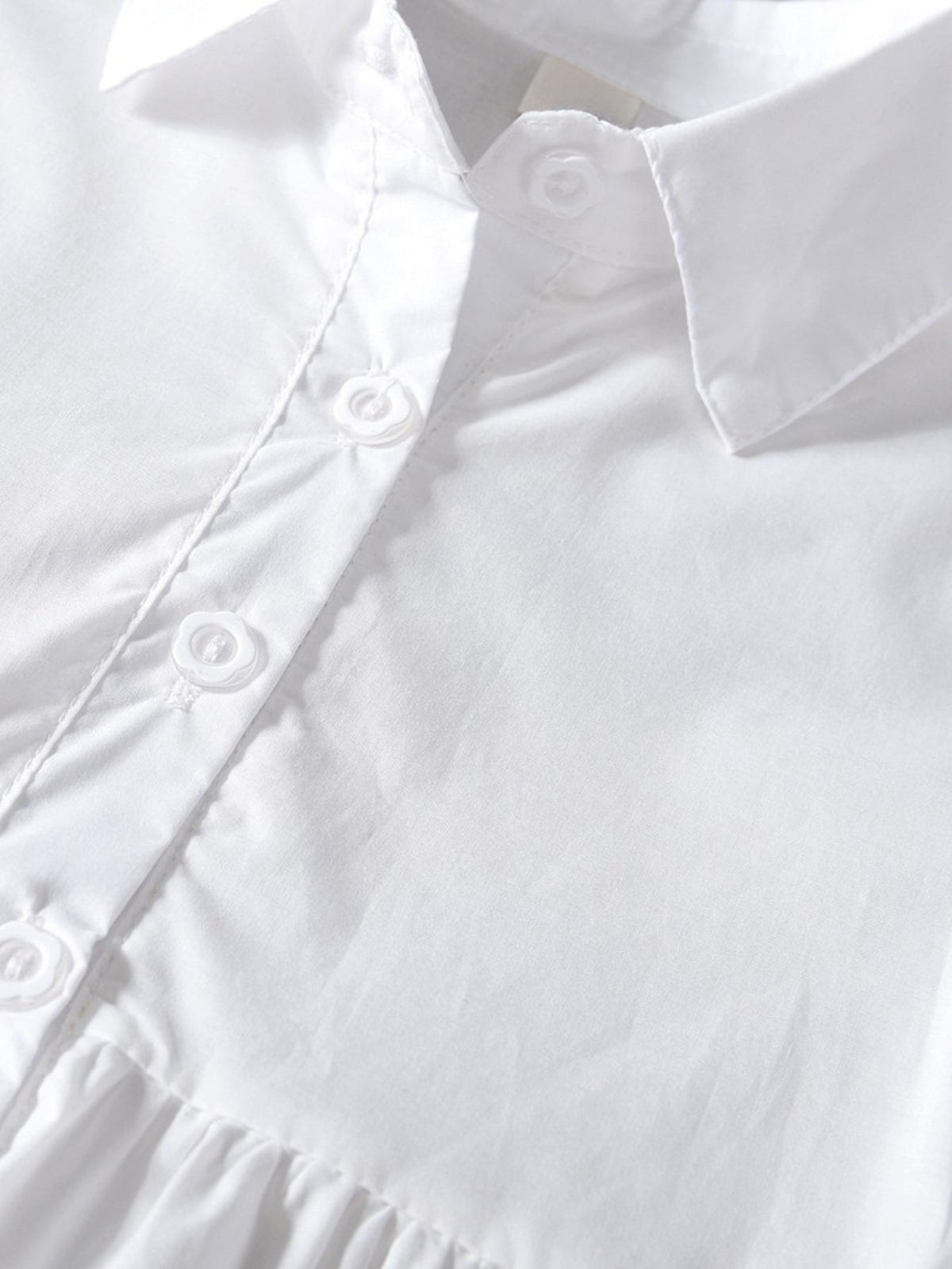 Belle Classic Button Up Shirt Dress