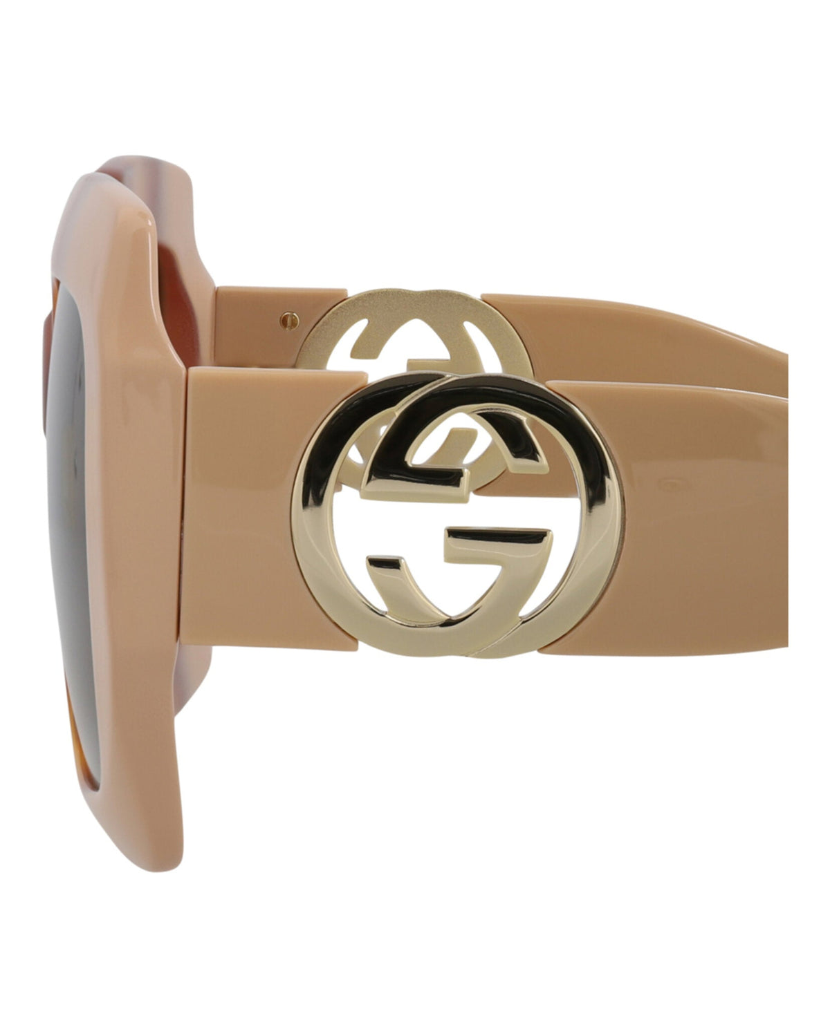 Square-Frame Injection Sunglasses