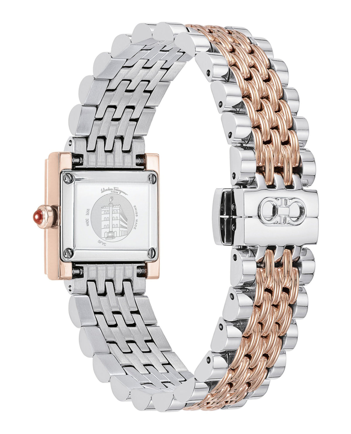 Ferragamo Square Bracelet Watch