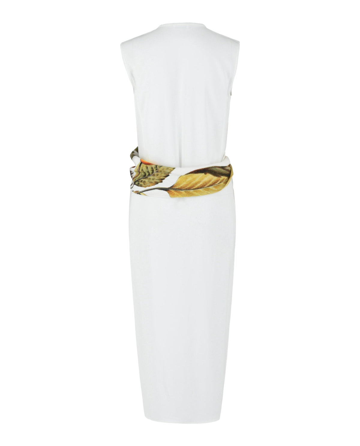 Twisted Belt Midi Dress
