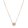 Fossil Women's Rose Gold-Tone Stainless Steel Pendant Necklace