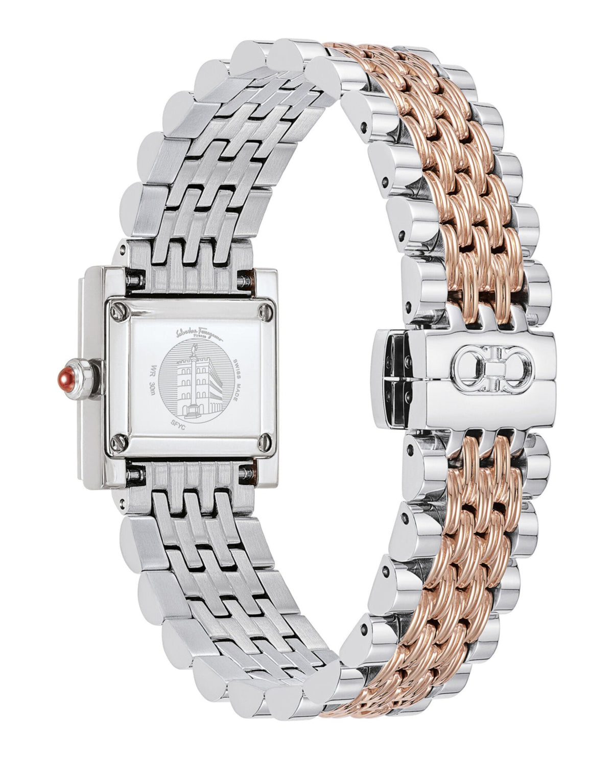 Ferragamo Square Diamond Watch