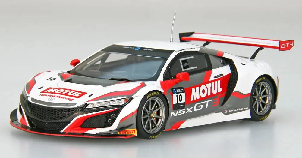 1/43 本田车队 Motul Nsx Gt3 铃鹿 10 小时耐力赛 2018 10号车