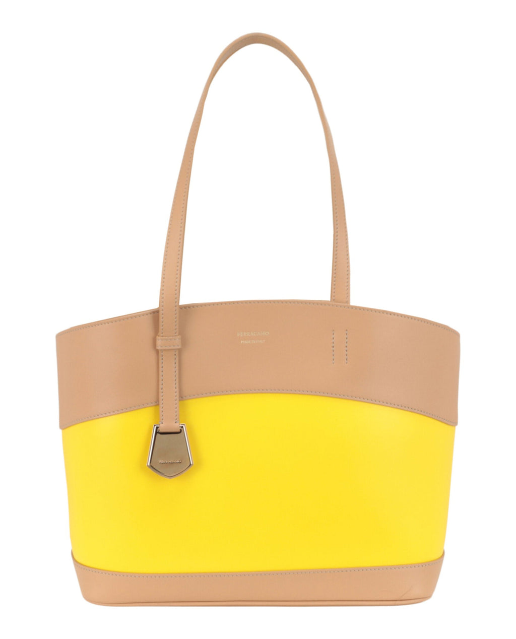 Charming Meduim Leather Tote Bag