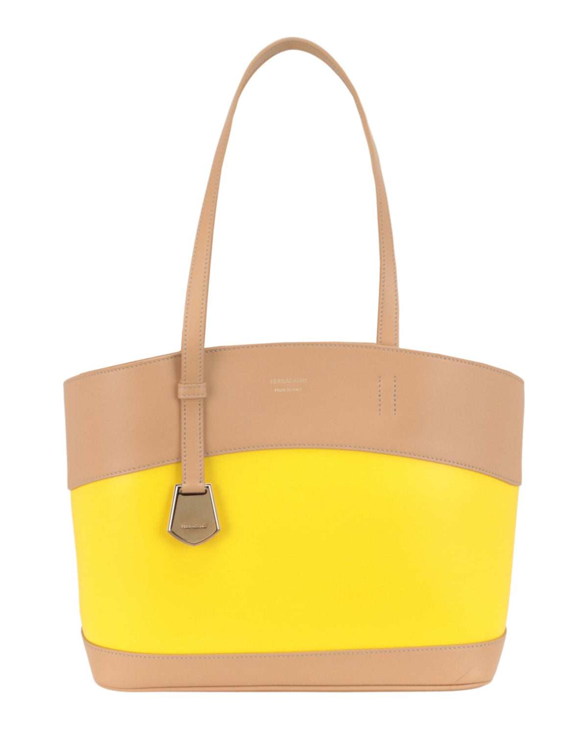 Charming Meduim Leather Tote Bag