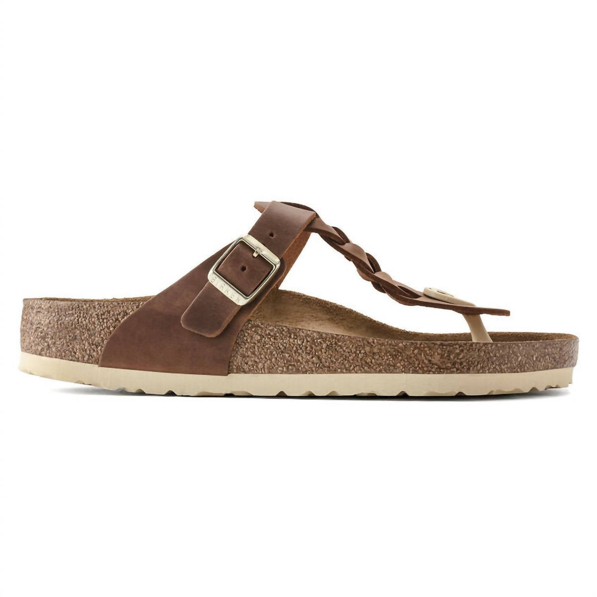 Women's Gizeh Braided Sandal In Cognac
