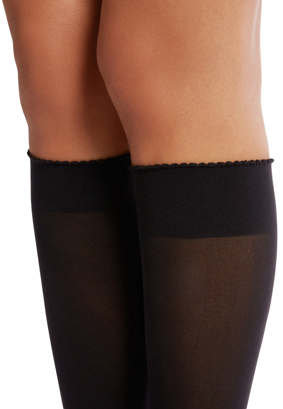 Black Velvet de Luxe 50 Knee-Highs