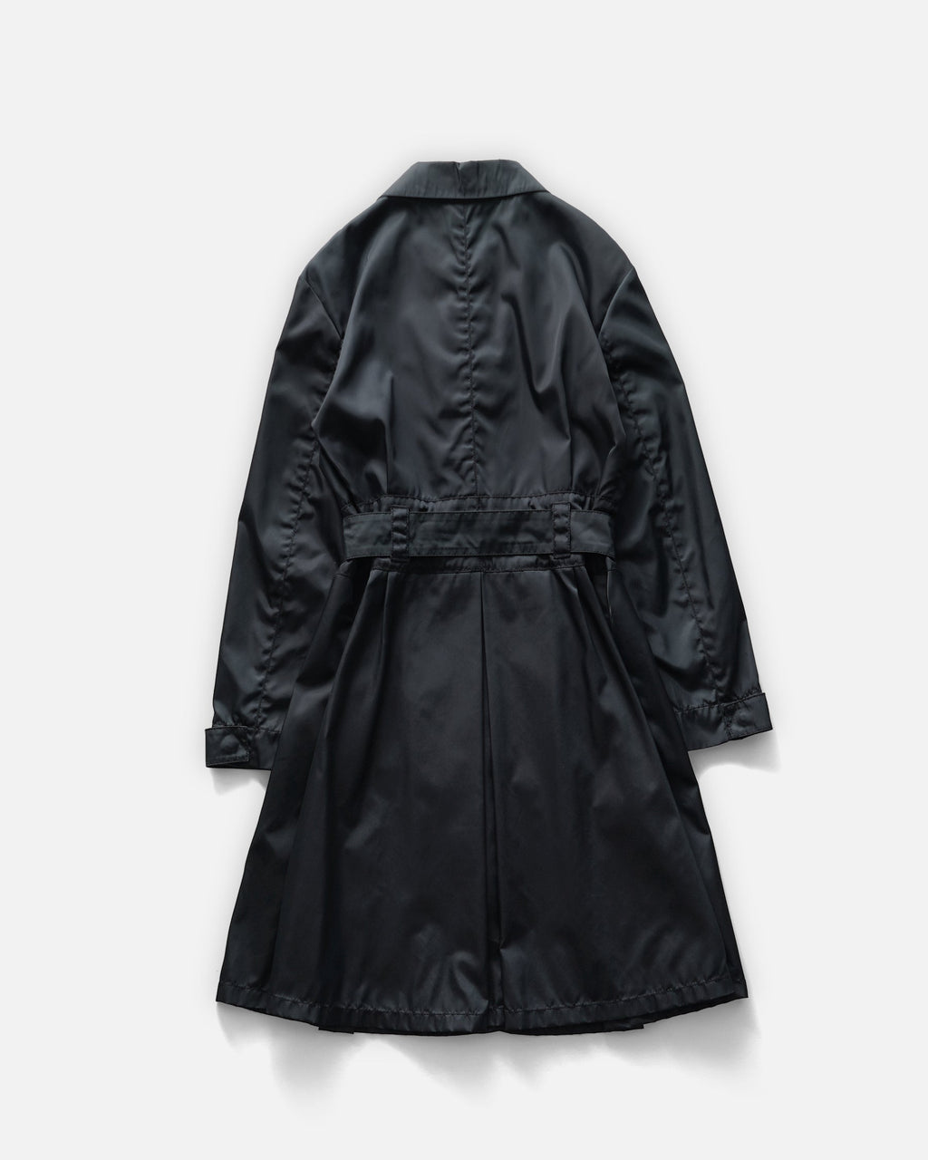 Belted Nylon Coat