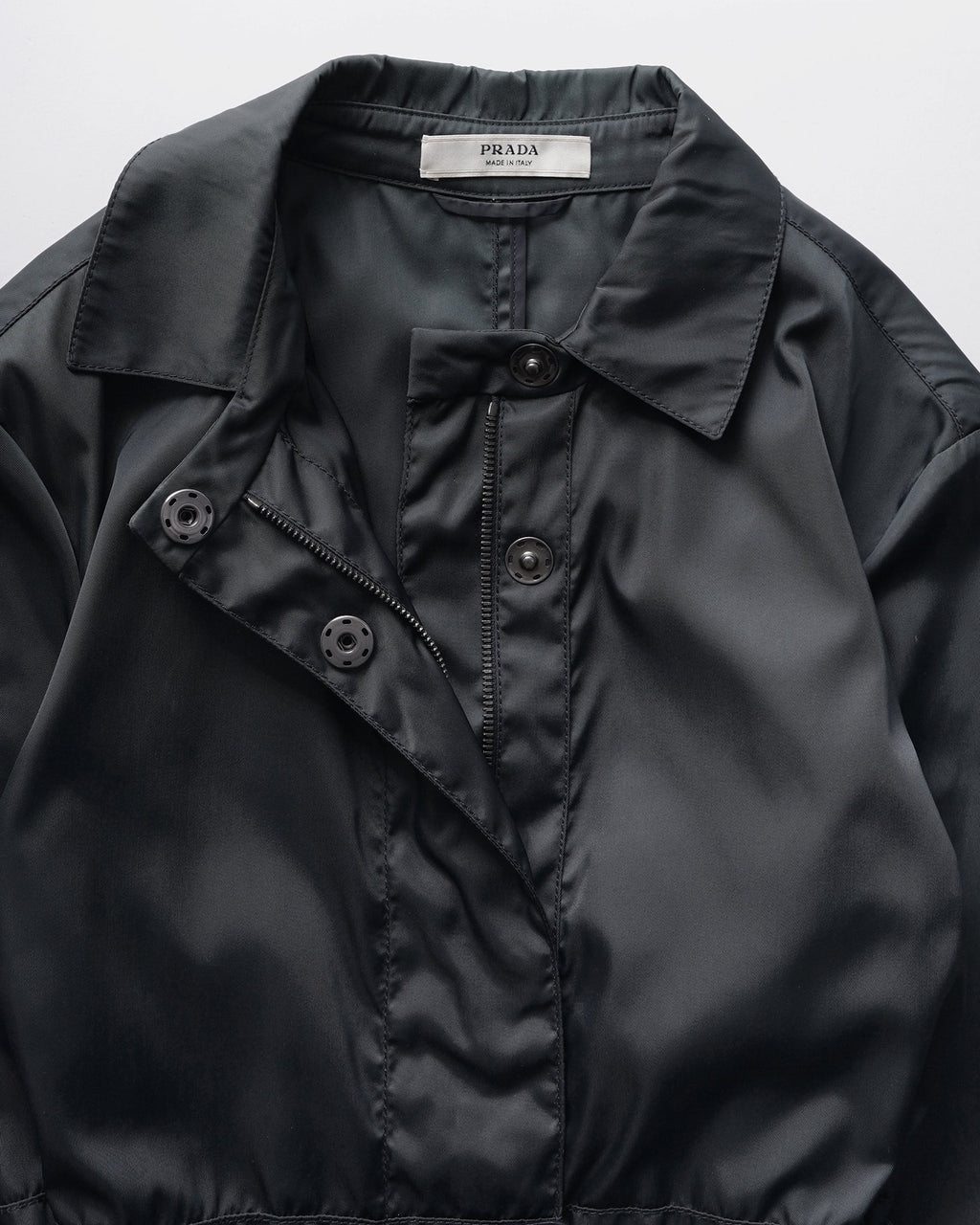 Belted Nylon Coat